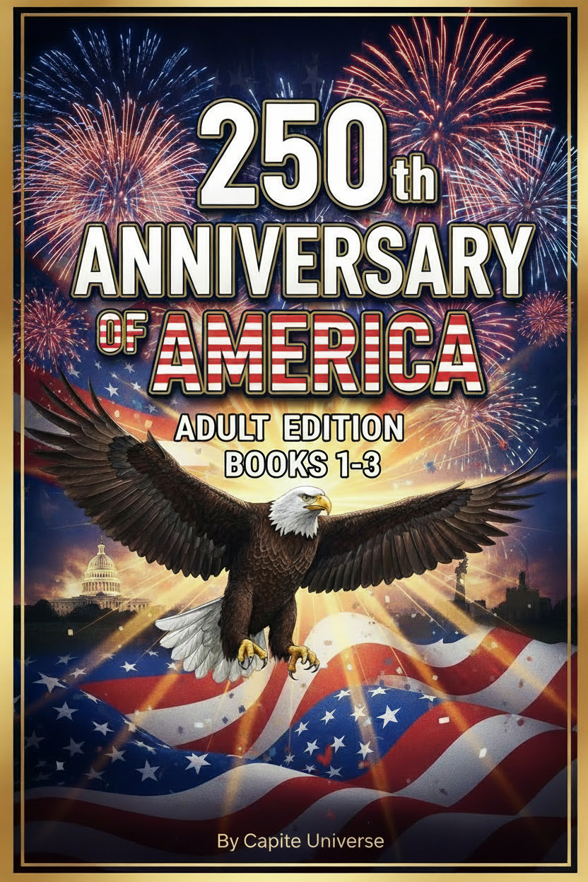 250th Anniversary of America Adult Edition Books 1-3
