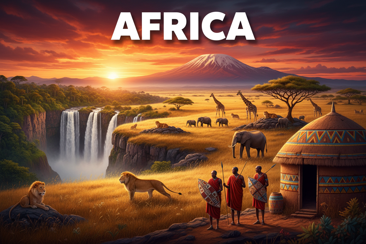 Africa Continent Countries collection