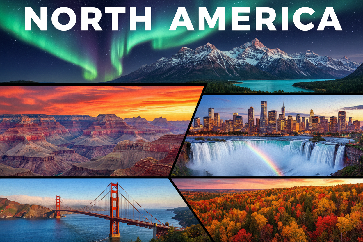 North America Continent Countries Collection