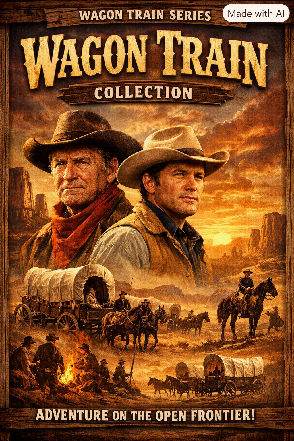 Wagon Train  - Myths And Legends --Frontier Series Collection