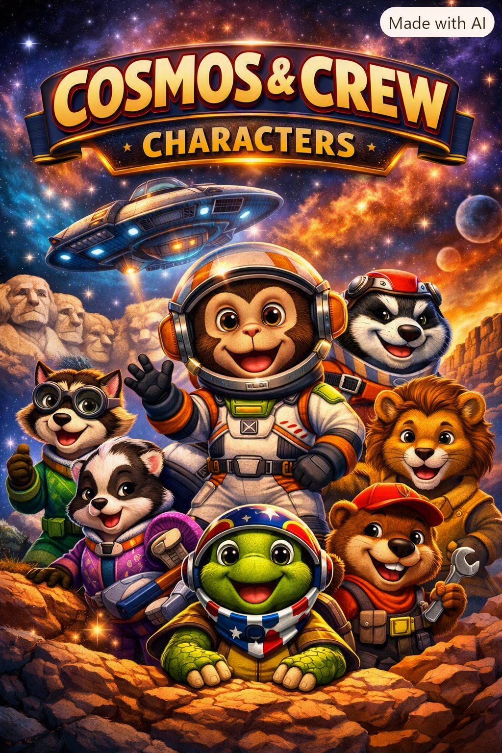 Cosmos and Crew Characters Collection