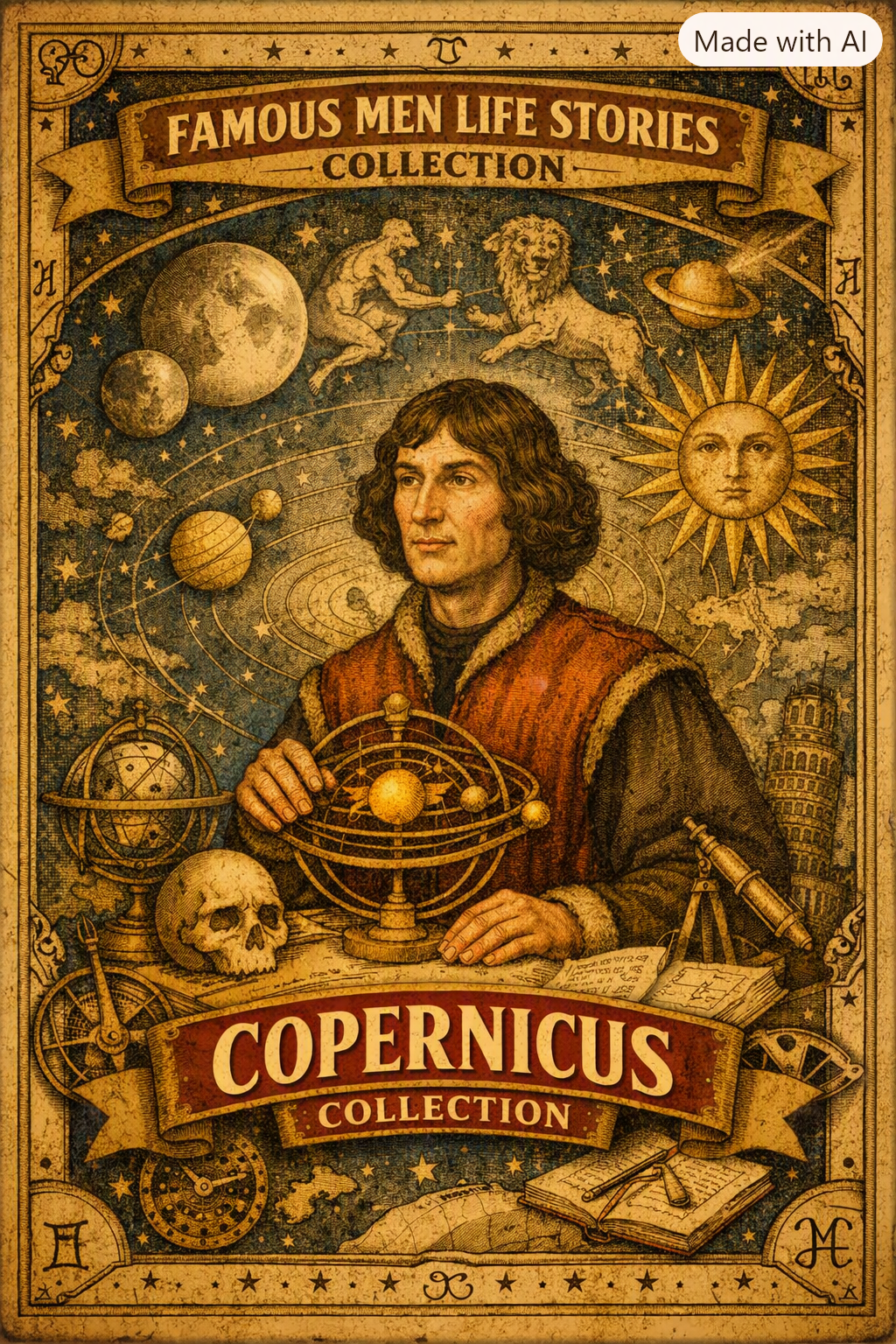 Famous Men Life Stories Copernicus Celestial Collection
