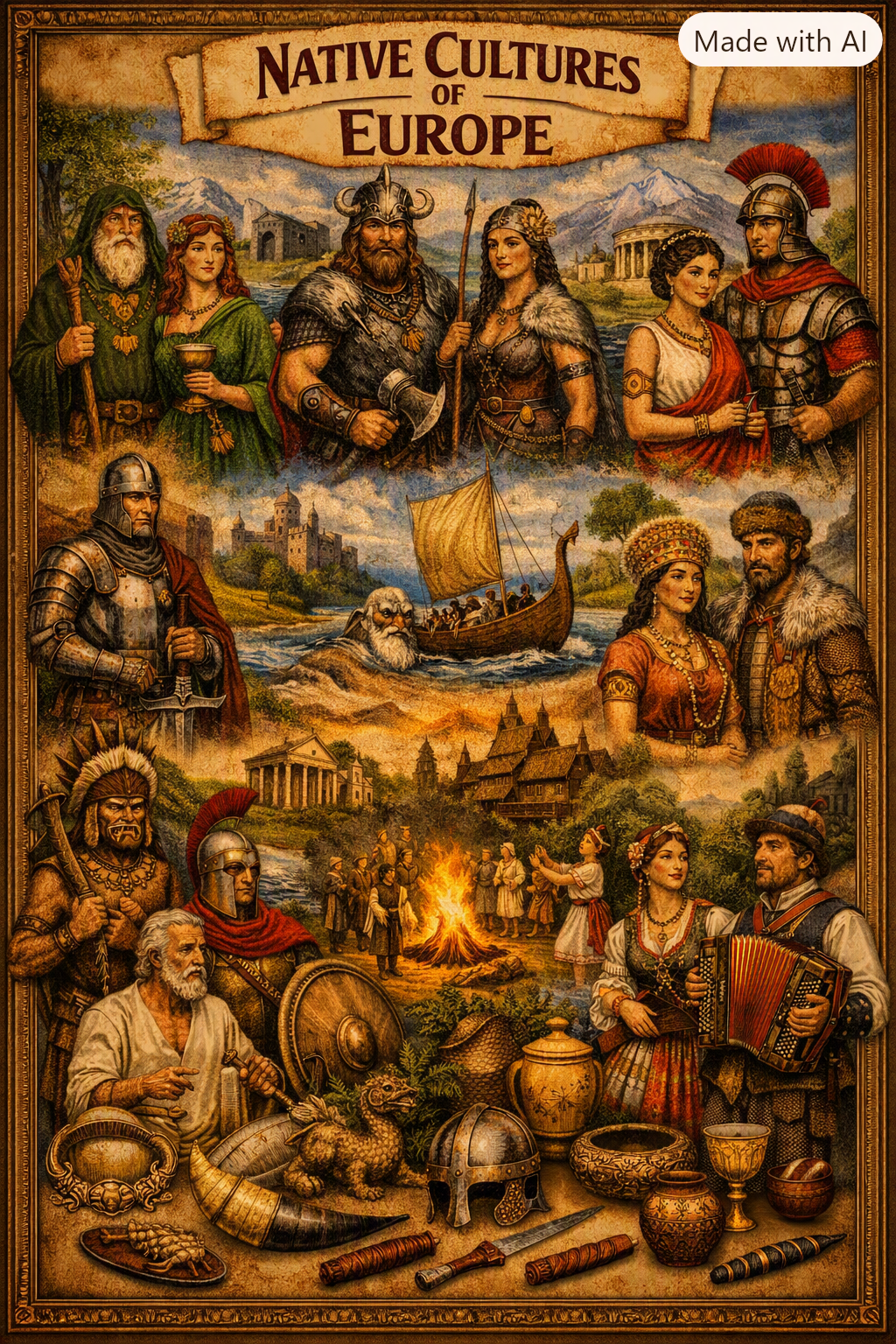 World 🌎 Native Cultures European Region Collection