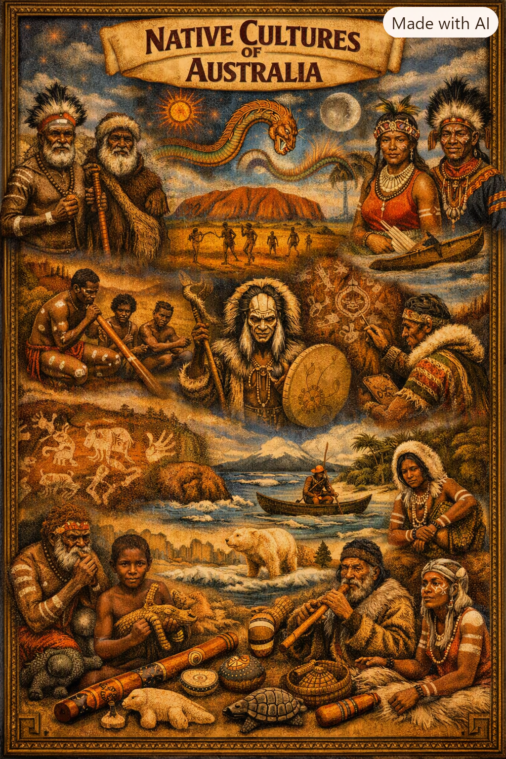 World 🌎 Native Cultures Australia Region Collection