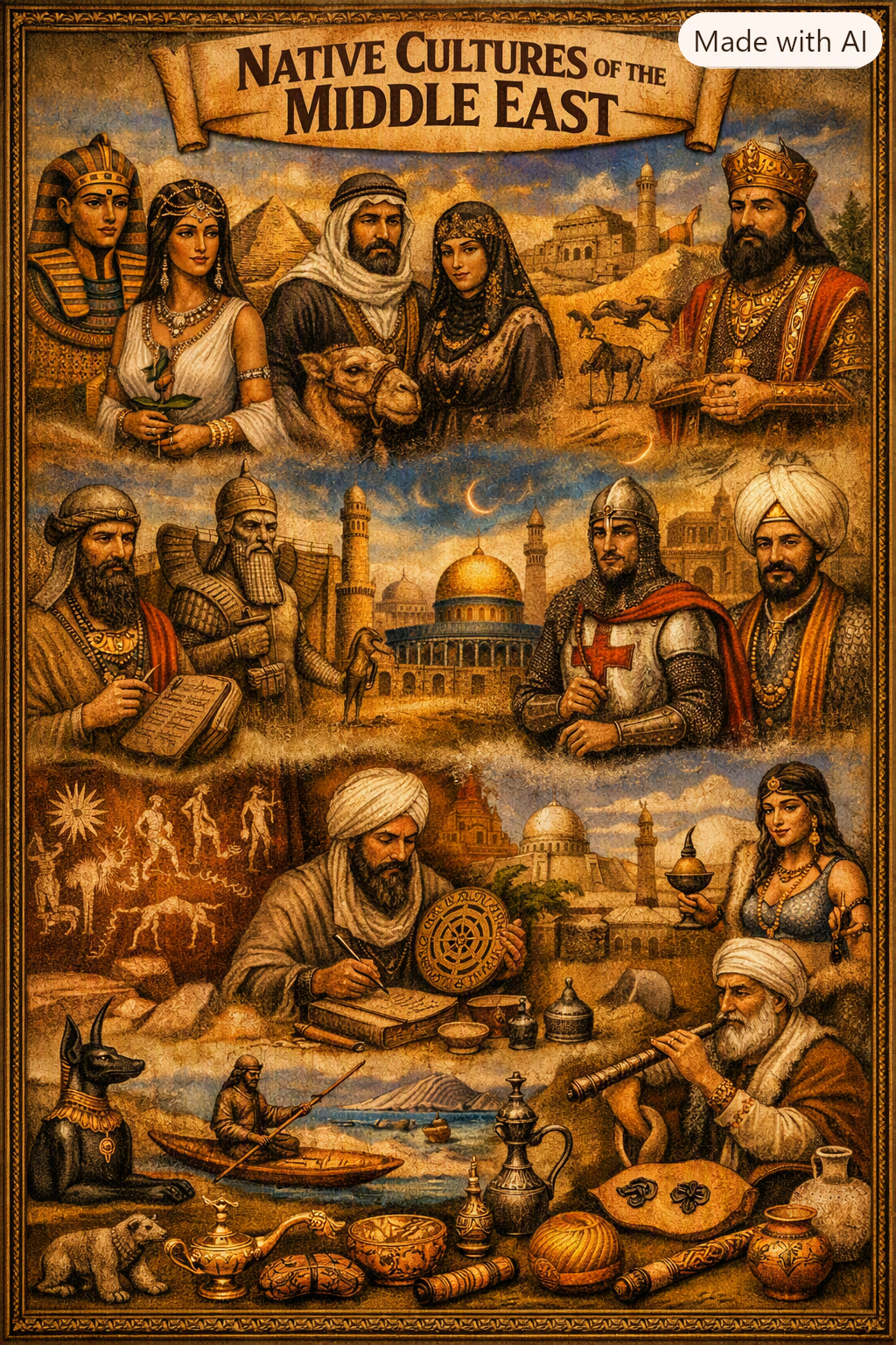 World 🌎 Native Cultures Middle East Region Collection