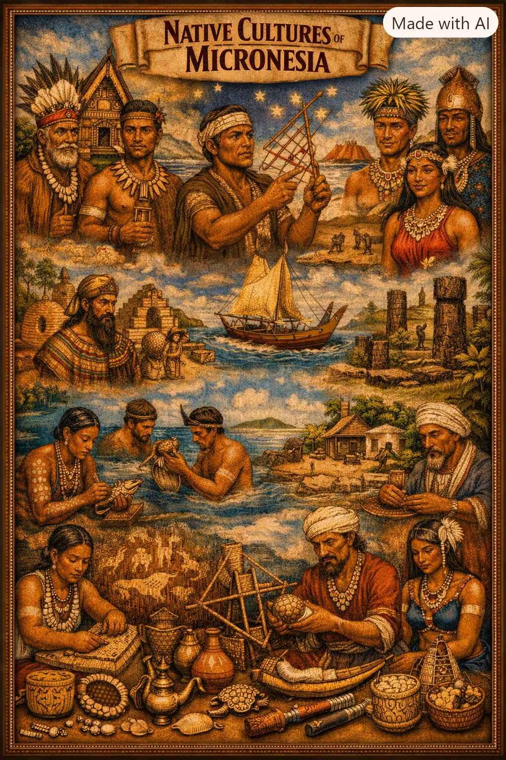 World 🌎 Native Cultures Micronesia Collection
