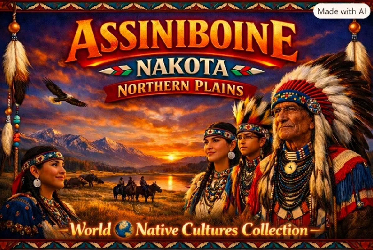 Assiniboine/ Nakota  Regular Edition Northern Plains Region World 🌎 Native Cultures Collection