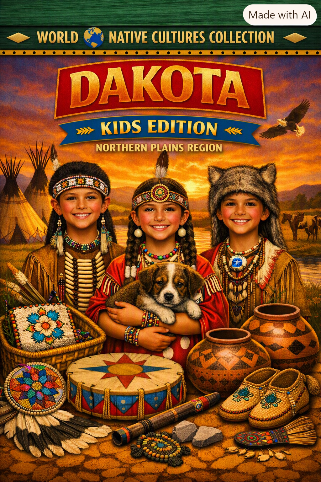 Dakota Tribe Kids Edition Northern Plains Region World 🌎 Native Cultures