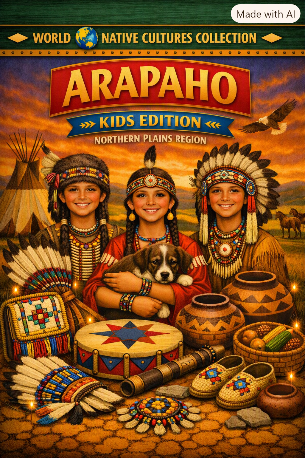 Arapaho Tribe Kids Edition Northern Plains Region World 🌎 Native Cultures