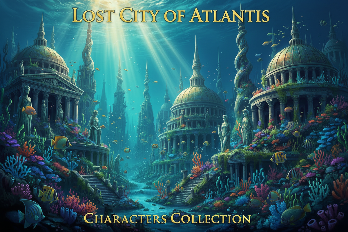 Lost City of Atlantis Characters Collection