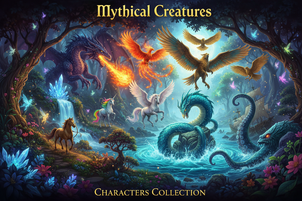 Mythical Creatures Characters Collection