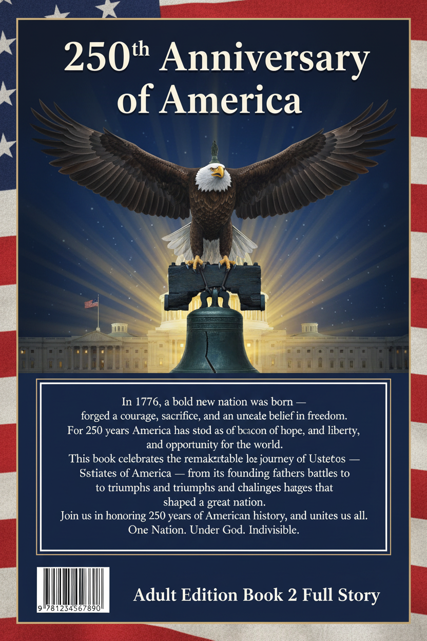 250th Anniversary Of America :  The Empire That Survived Time :Adult Edition  :  Ebook Book 2 (Full Story )