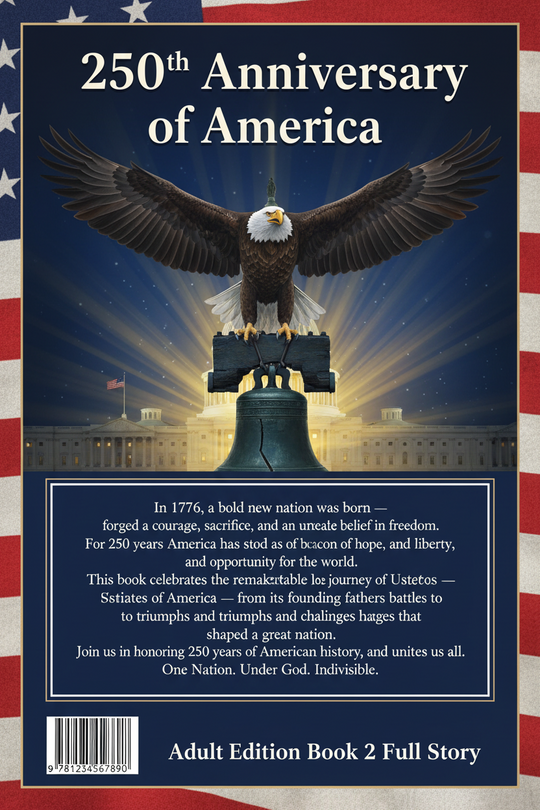 250th Anniversary Of America :  The Empire That Survived Time :Adult Edition  :  Ebook Book 2 (Full Story )