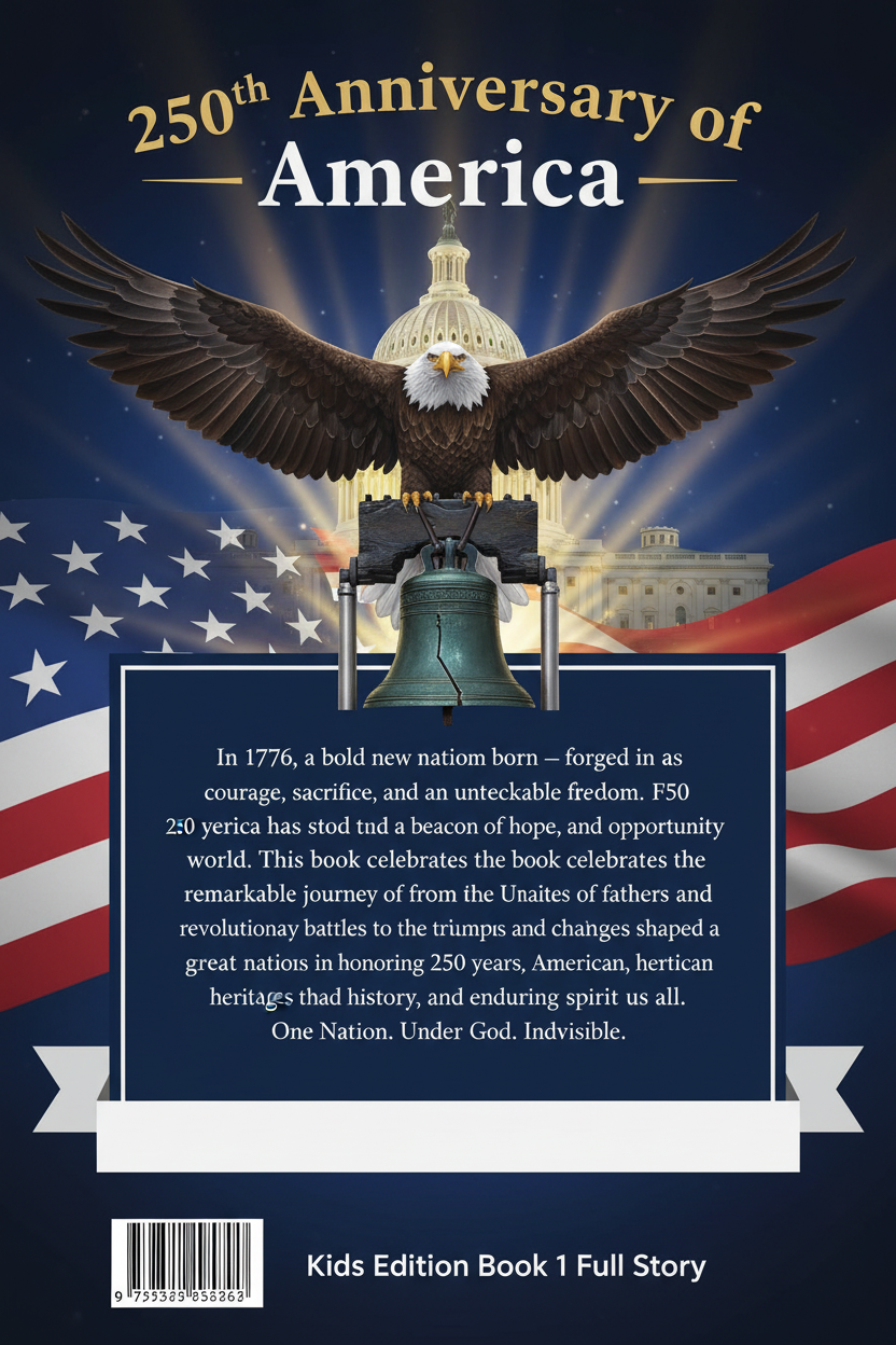 250th Anniversary Of America - The Day the Stars Came Home : Kids Edition(Book 1) -Full Story.