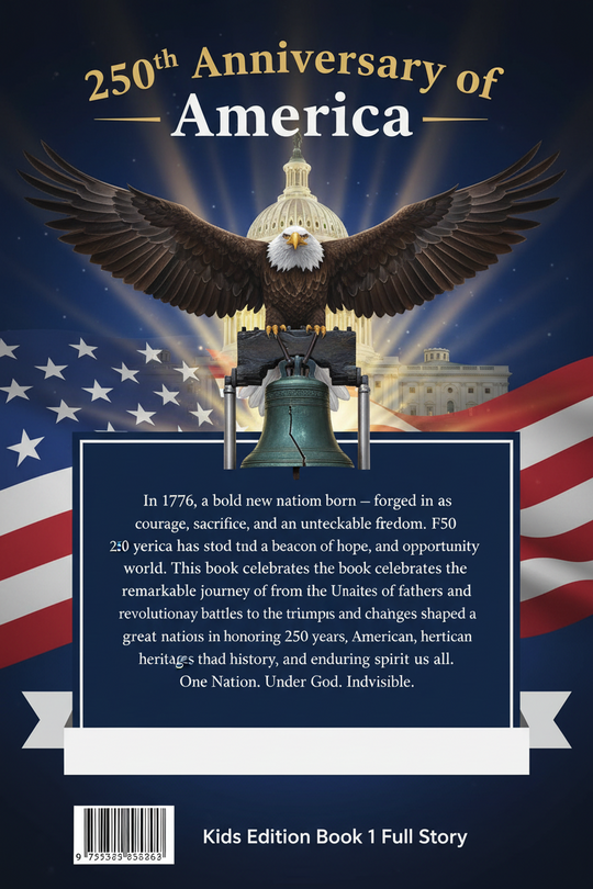 250th Anniversary Of America - The Day the Stars Came Home : Kids Edition(Book 1) -Full Story.