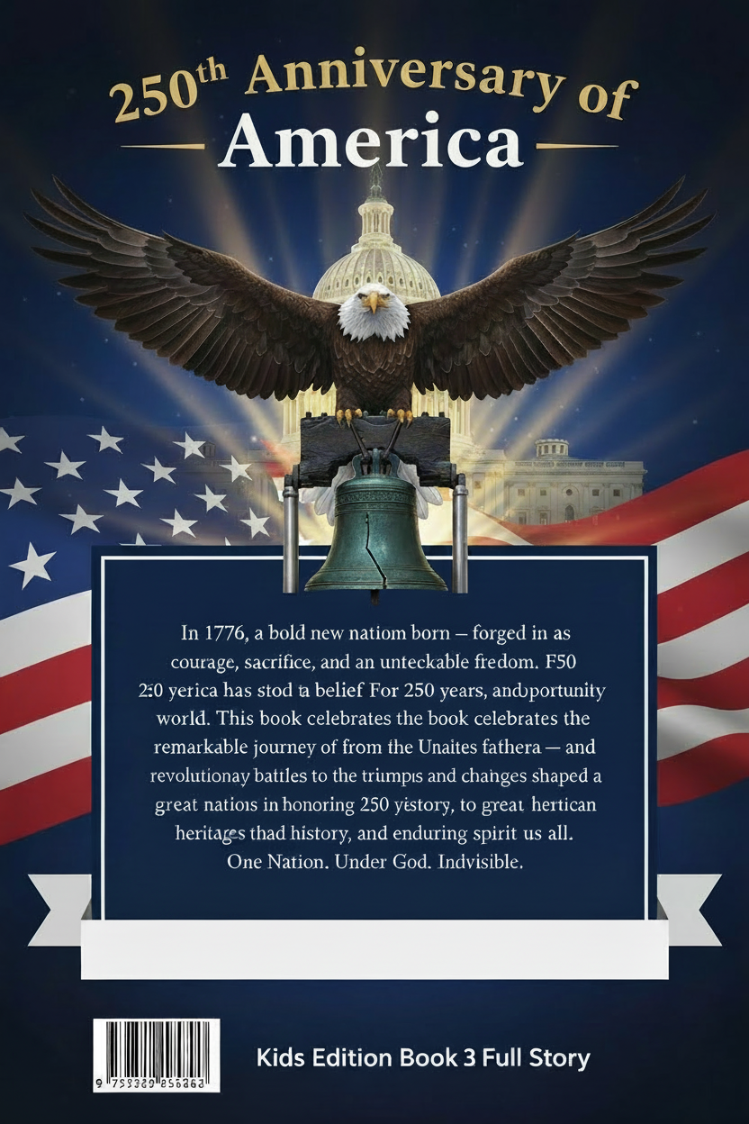 250th Anniversary Of America -- The Secret Time Capsule Of The Universe. -- Kids Edition -- Ebook Book 3  (Full Story )