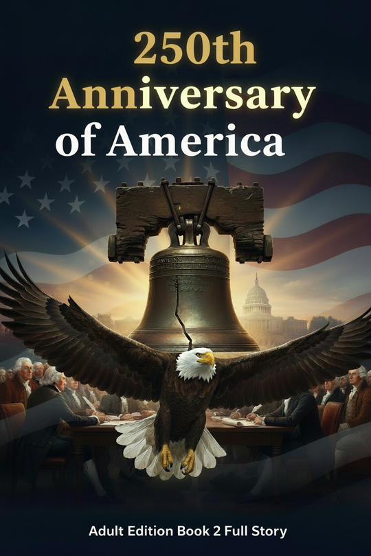 250th Anniversary Of America :  The Empire That Survived Time :Adult Edition  :  Ebook Book 2 (Full Story )