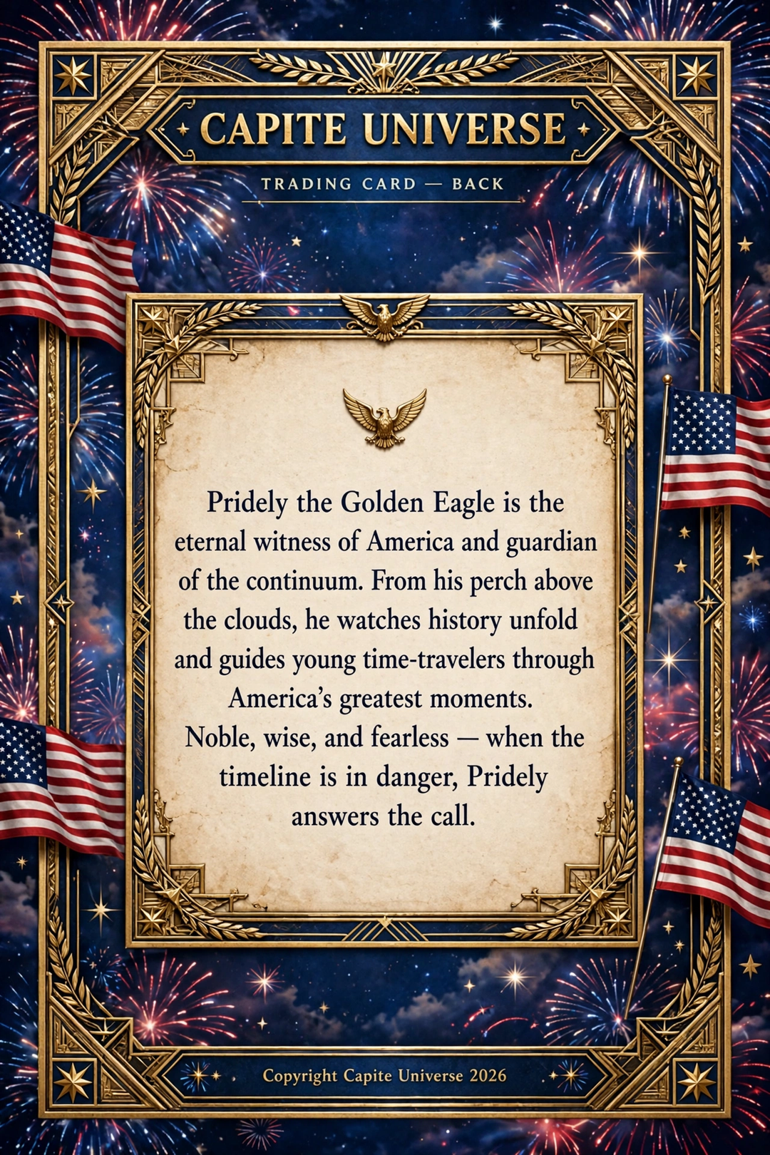Pridely and Patriota Trading cards