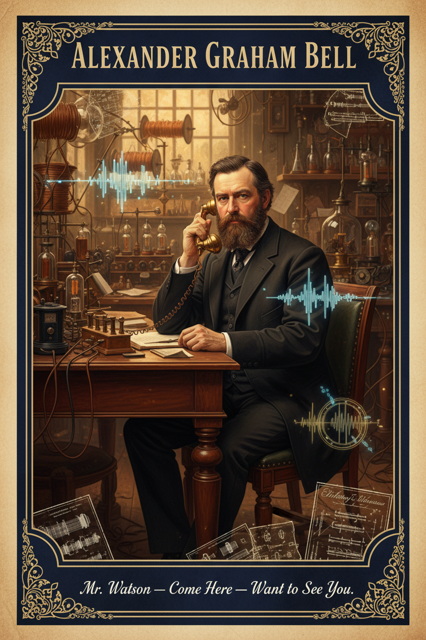 Famous Men Life Stories Lesson 3 C Alexander Graham Bell