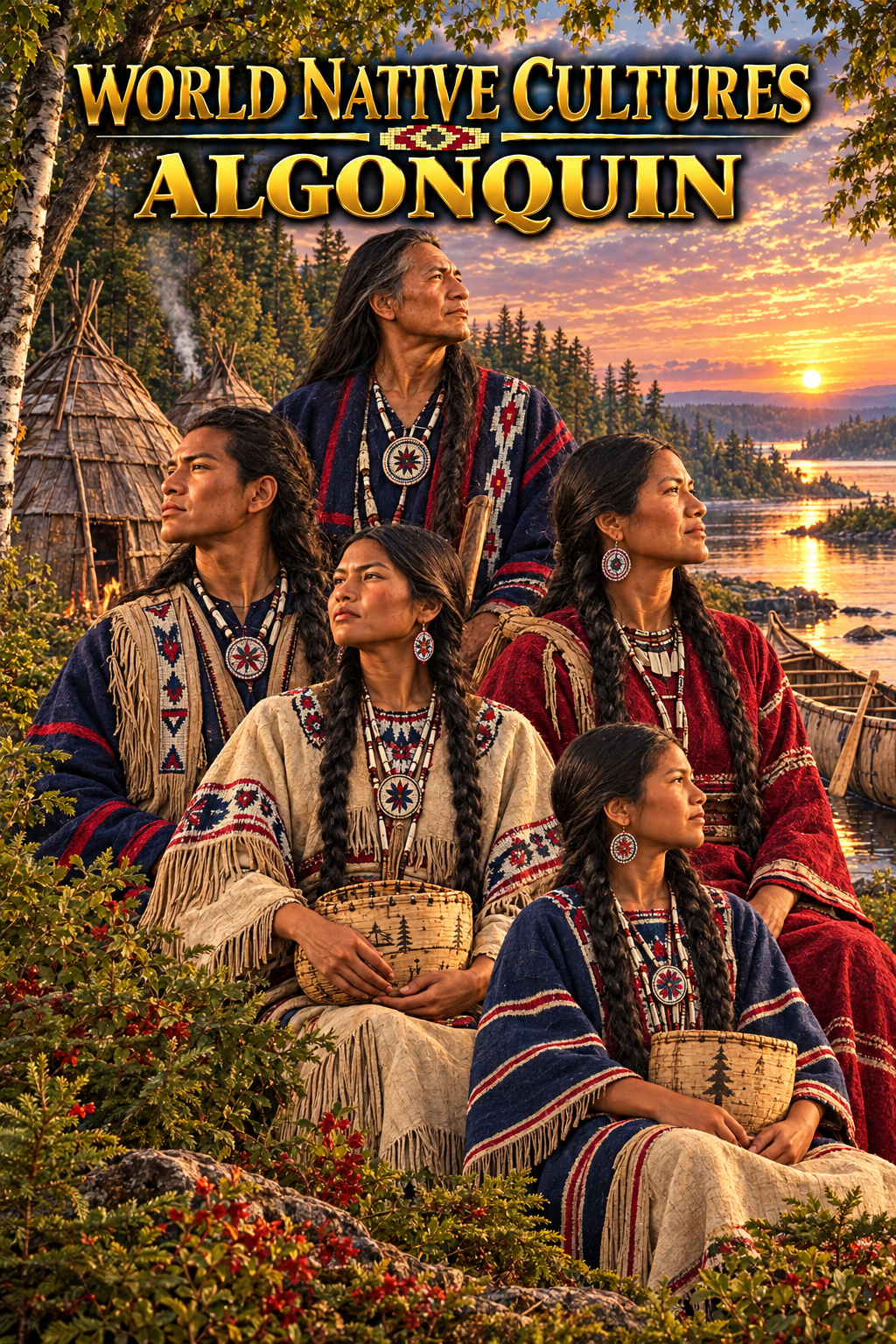 Algonquin World Native Cultures poster