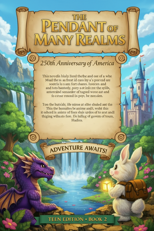 The Pendant Of Many Realms --- 250th Anniversary Of America ---Teen Edition Ebook Book 2