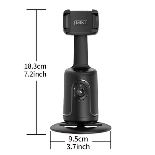 360° Auto Face Tracking Gimbal Stabilizer for Phones, Vlogging &amp; Video Recording