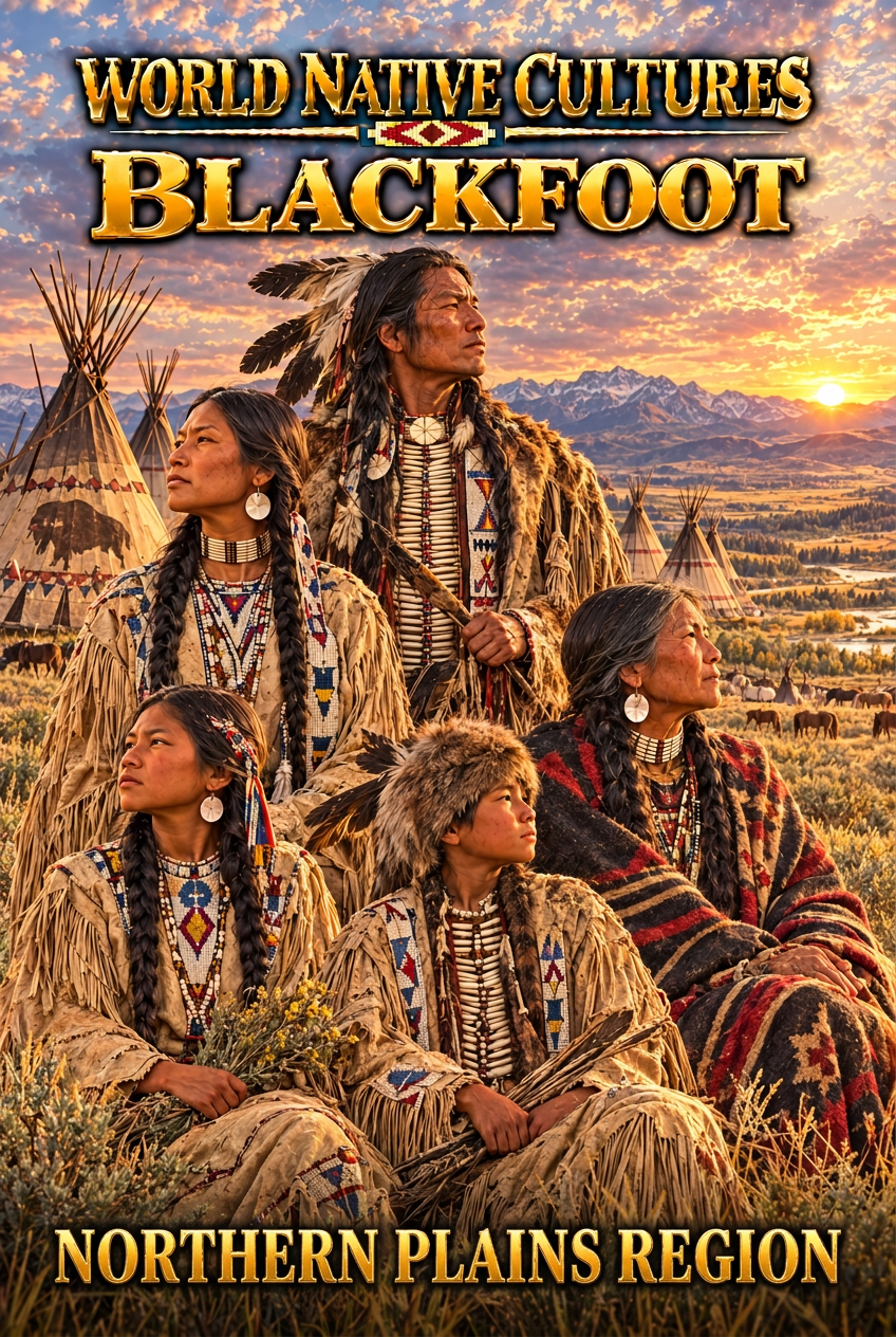 Blackfoot Tribe Lesson 1 H  Northern Plains Region World 🌎 Native Cultures