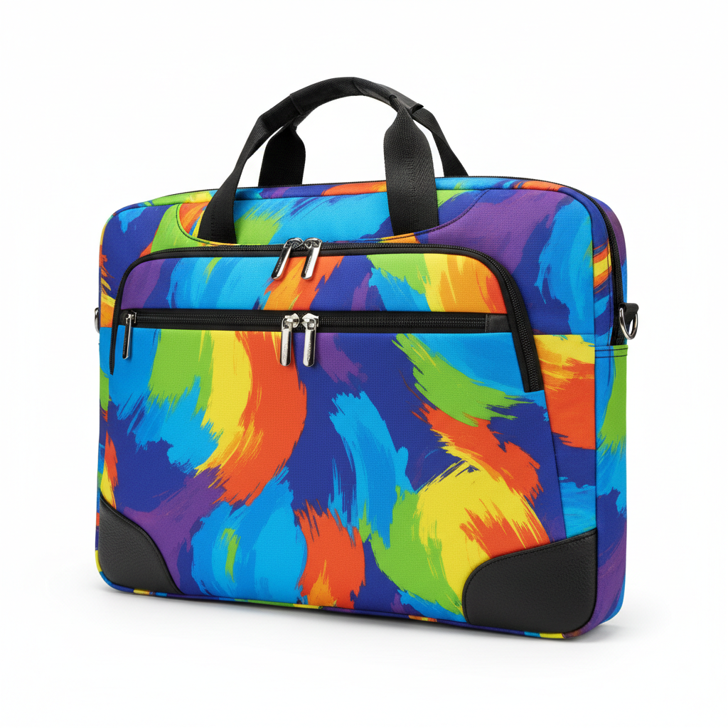 Laptop Bag Case 17 17.3 Inch, Waterproof Computer Sleeve Cover Compatible with Macbook 17, 17-18 Inch HP Acer Dell Lenovo ASUS Laptop, Slim Briefcase with Shoulder Strap, Blue