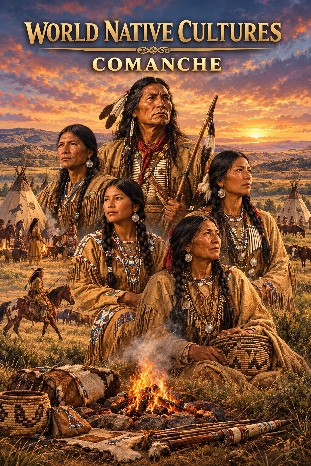 Comanche cultural poster