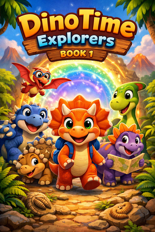 Dino Time Explorers Kids Edition Ebook Book 1
