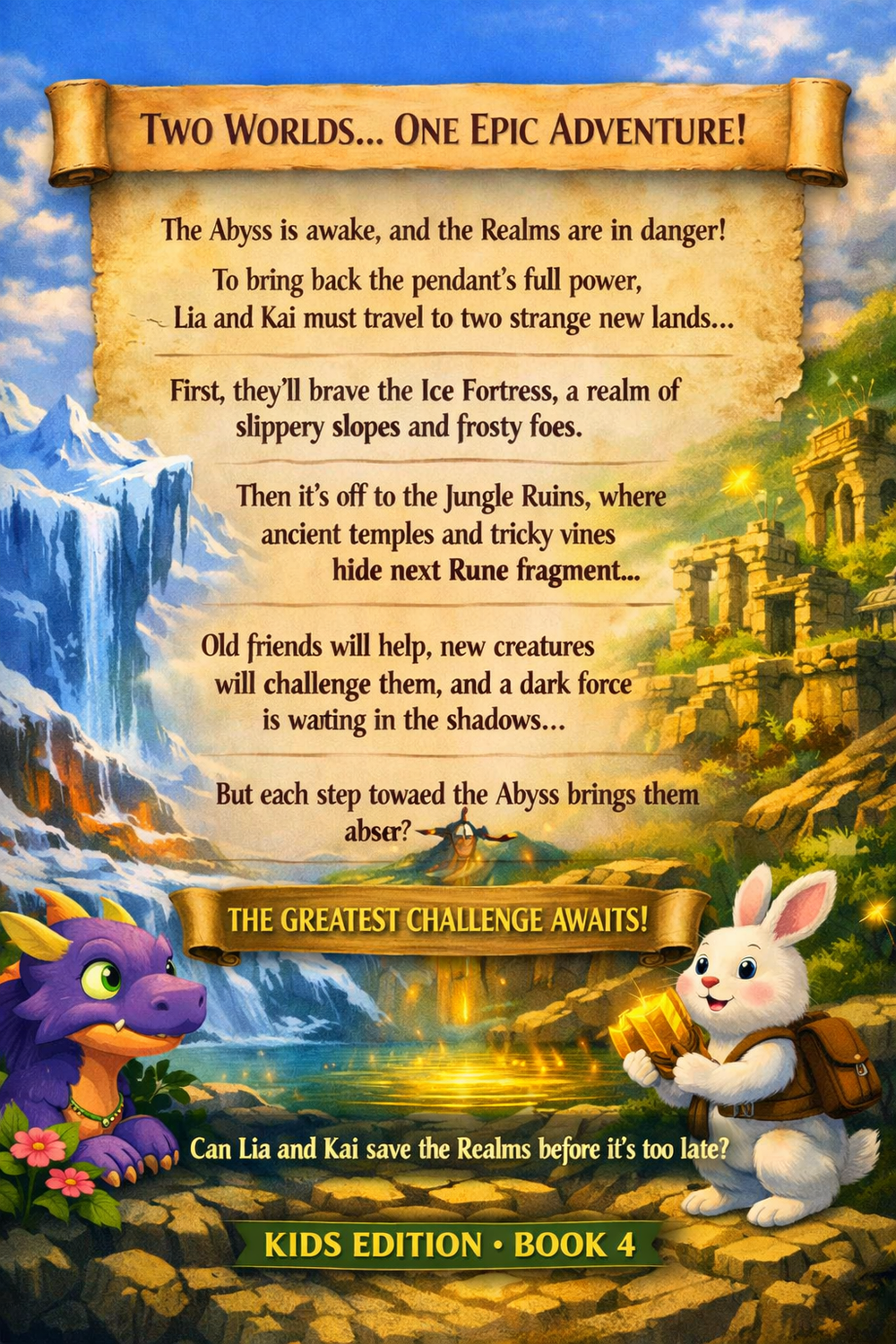The Pendant of Many Realms Kids Edition Ebook Book 4