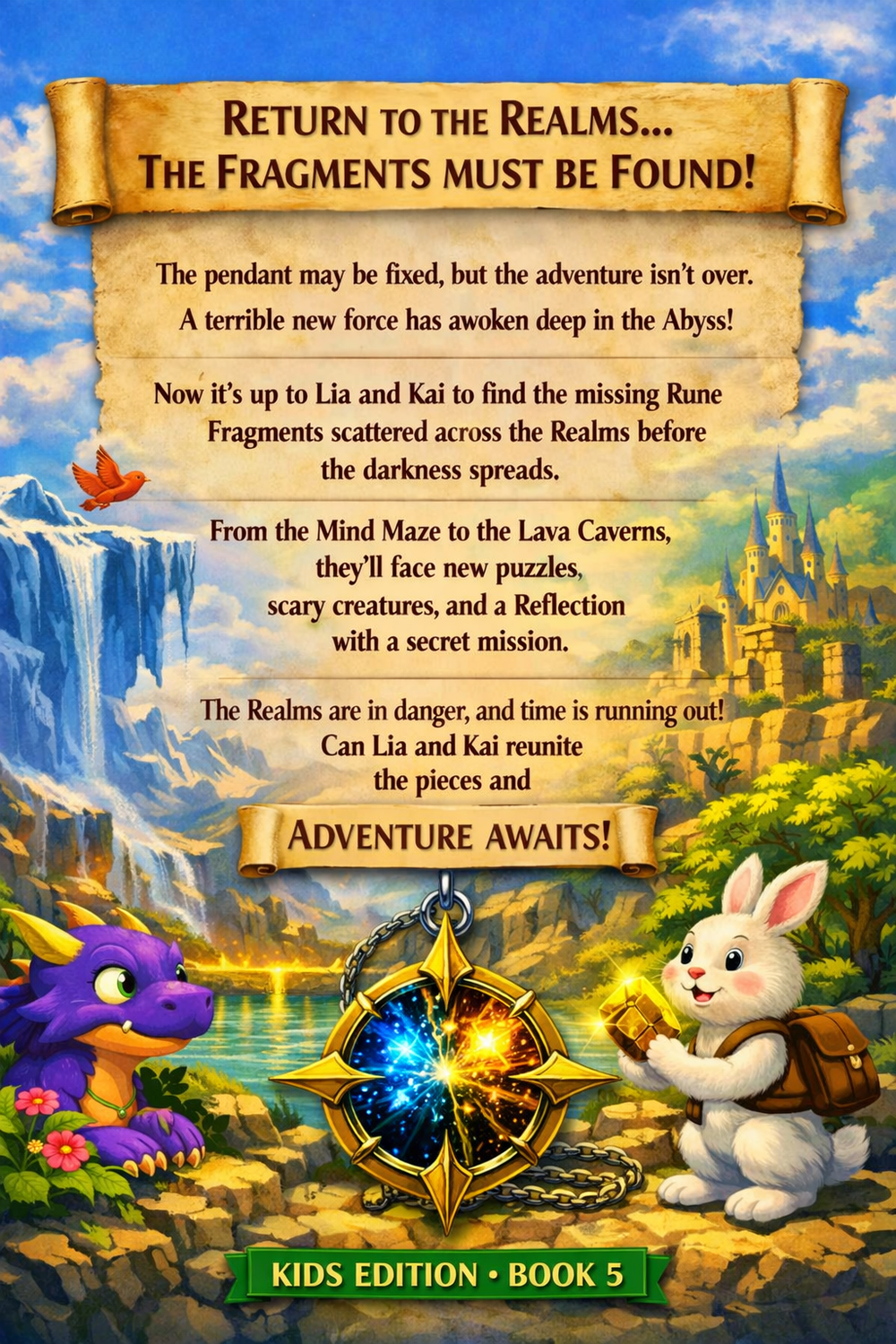 The Pendant of Many Realms Kids Edition Ebook Book 5