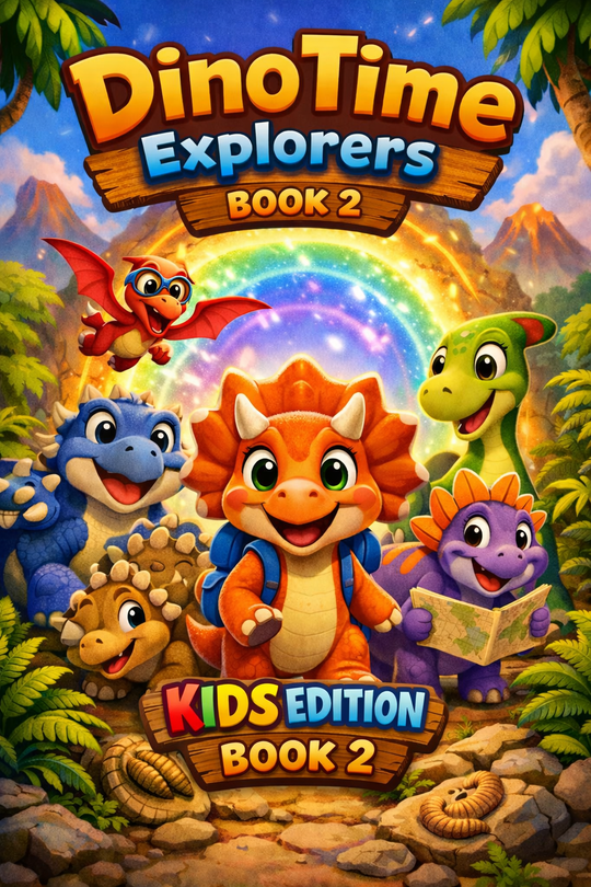 Dino Time  Explorer  Kids Edition  Ebook Book 2