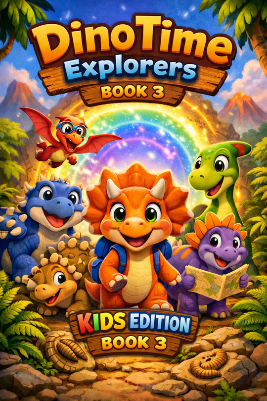 Dino Time Explorers Kids Edition Ebook Book 3