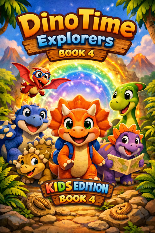 Dino Time Explorers Kids Edition Ebook Book 4