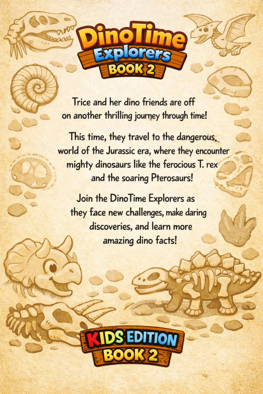 Dino Time  Explorer  Kids Edition  Ebook Book 2