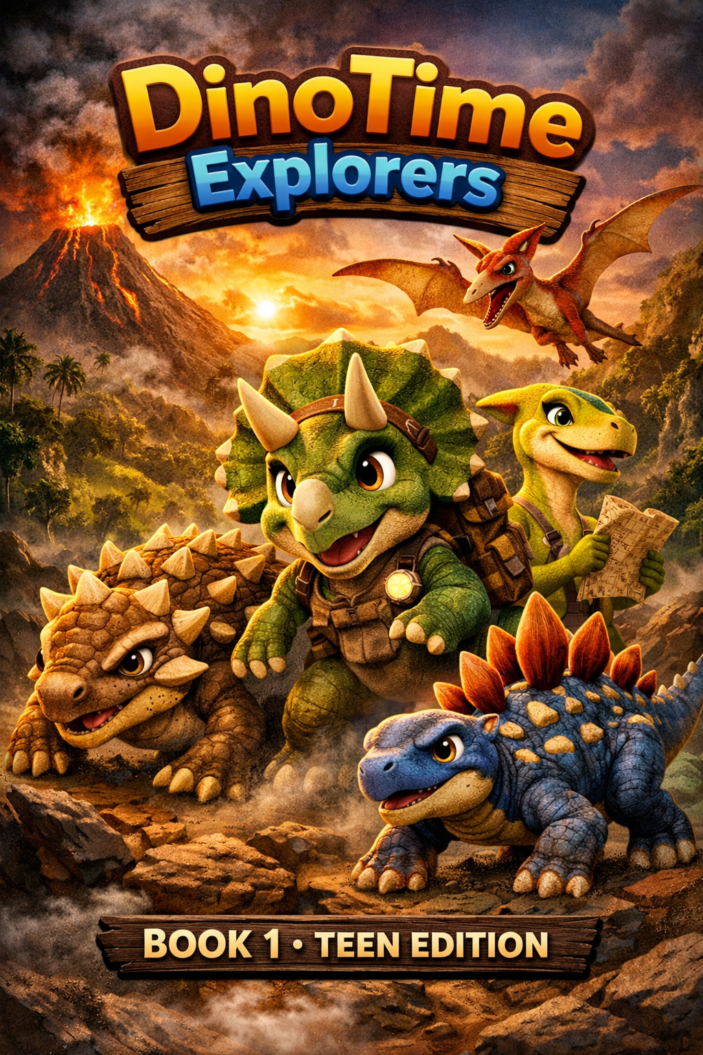 Dino Time Explorers Adult Edition Book 4