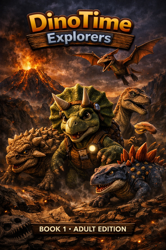 Dino Time Explorers Adult Editions Ebook Book 1