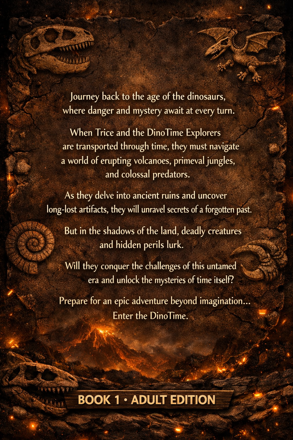 Dino Time Explorers Adult Editions Ebook Book 1