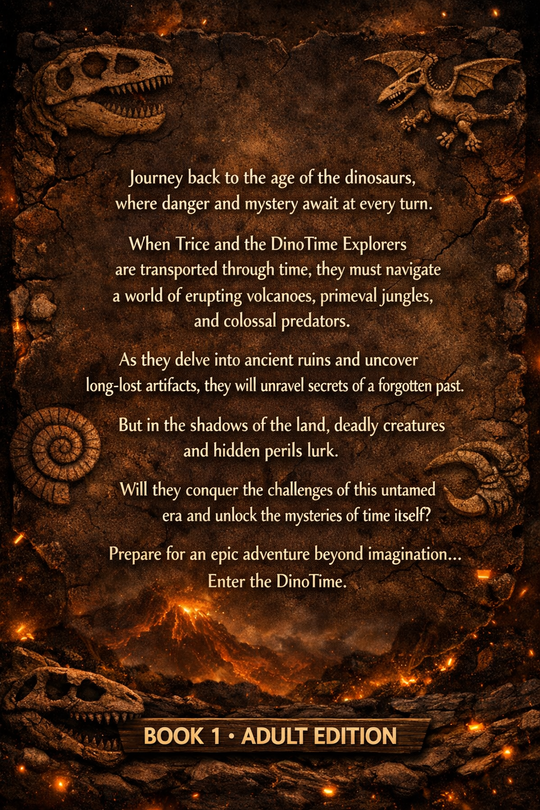 Dino Time Explorers Adult Editions Ebook Book 1