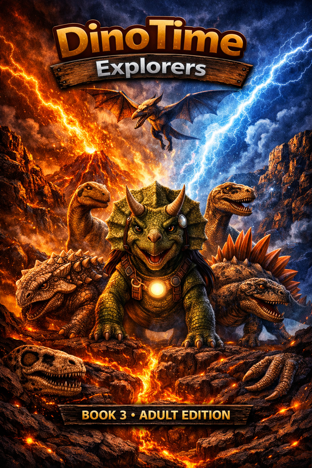 Dino Time Explorers Adult Edition Ebook Book 3