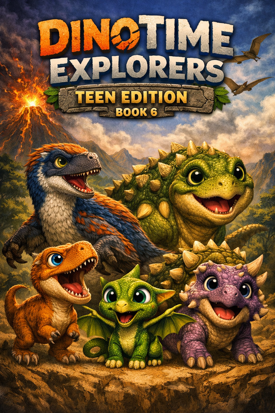Dino Time Explorers Teen Edition  Ebook Book 6