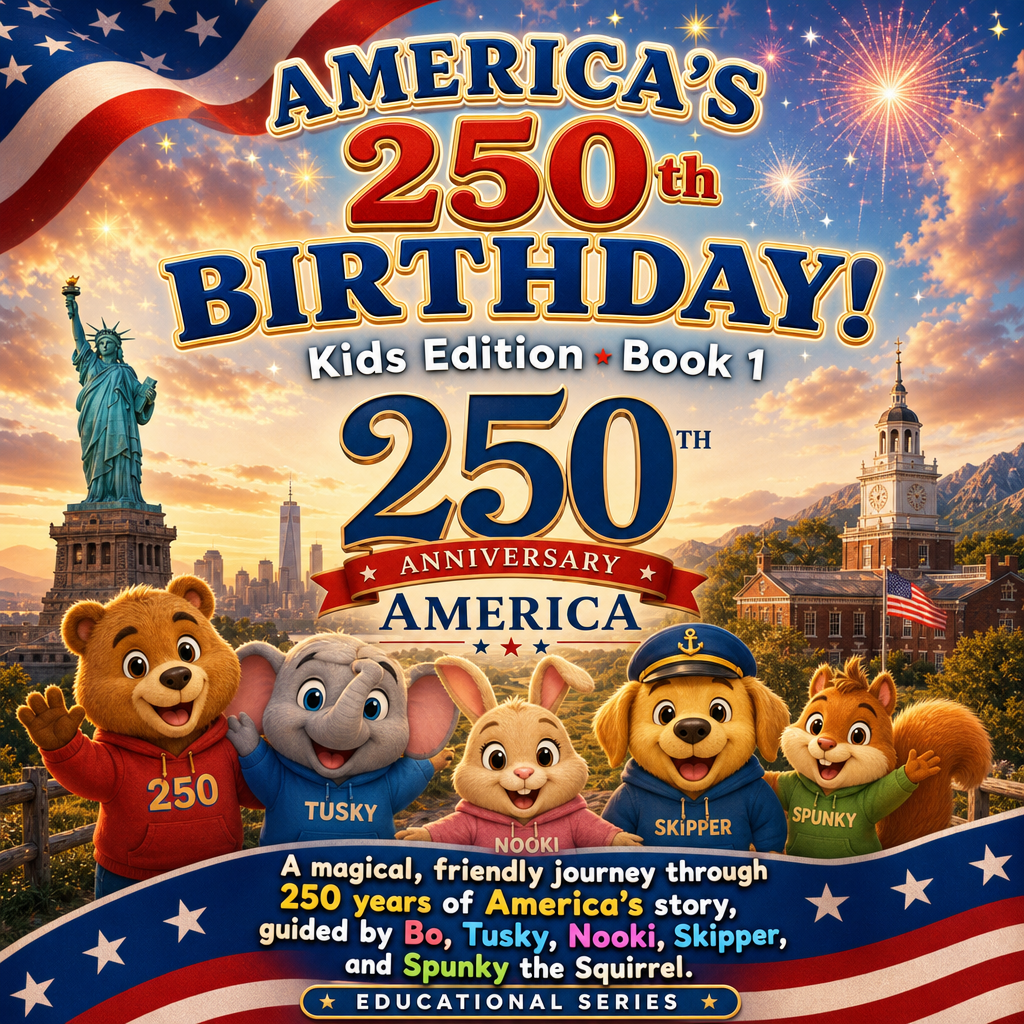 The Pendant Of  Many Realms --250th Anniversary America-- Kids Edition-Book Ebook-  Book 1