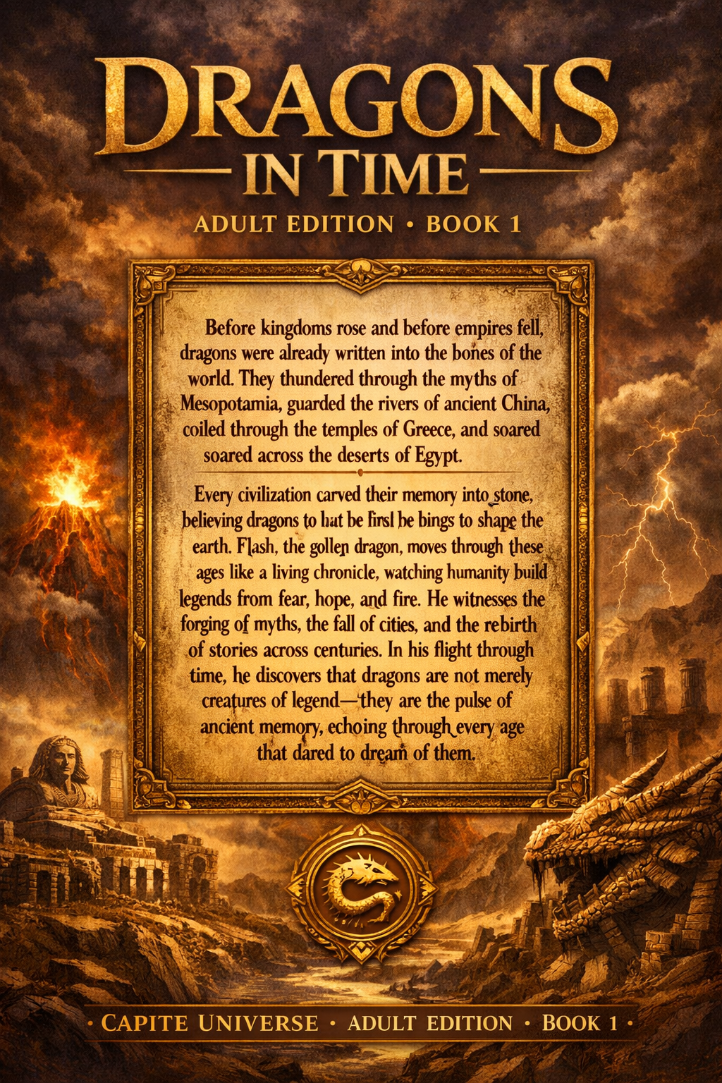Dragons In Time----Adult Edition---Book 1