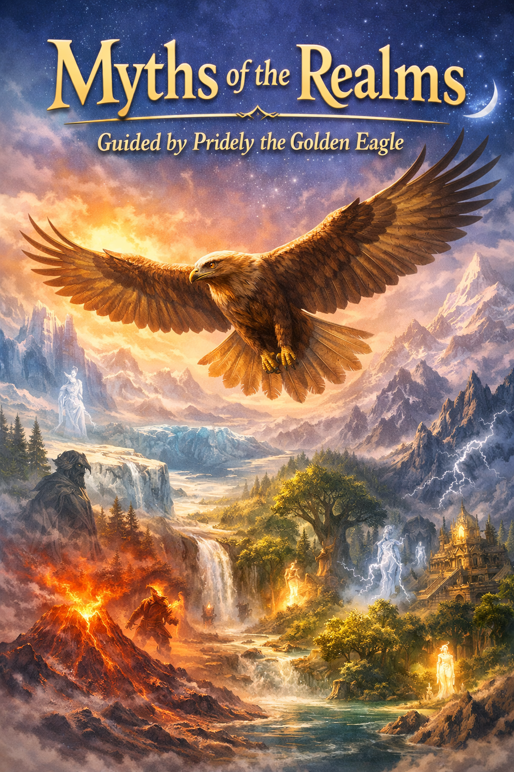 Myths of the Realms — Guided by Pridely the Golden Eagle