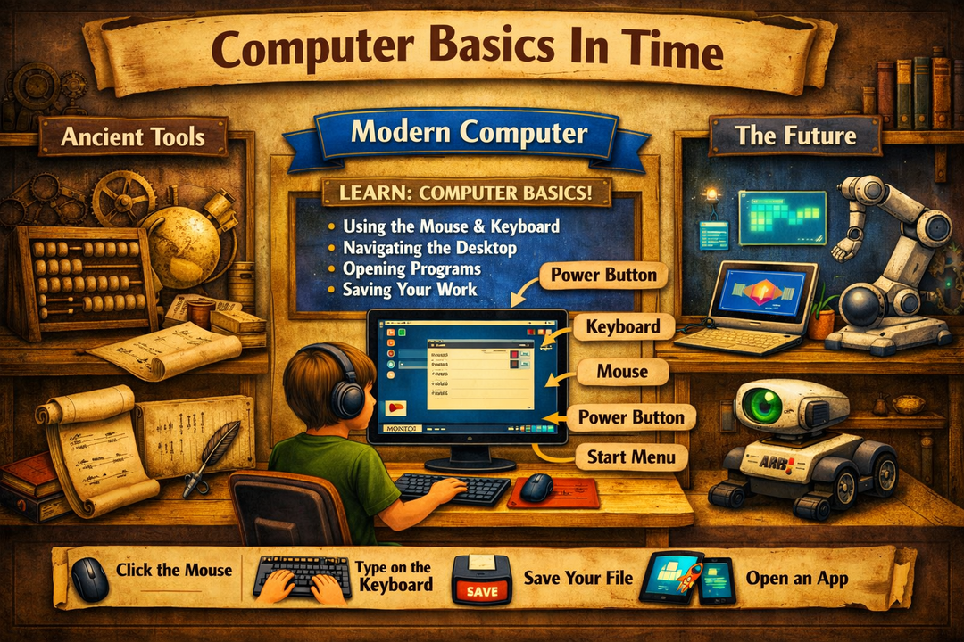 Basic Computer  In Time -Lesson 1 I