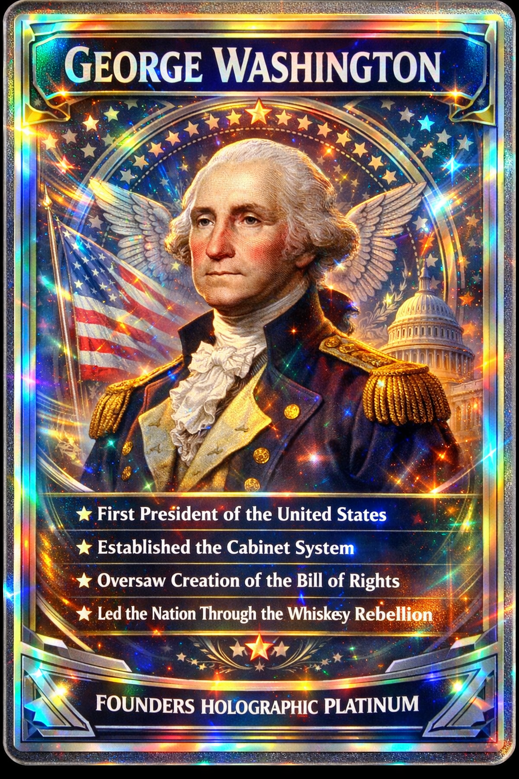 Ultra Rare George Washington Trading Card
