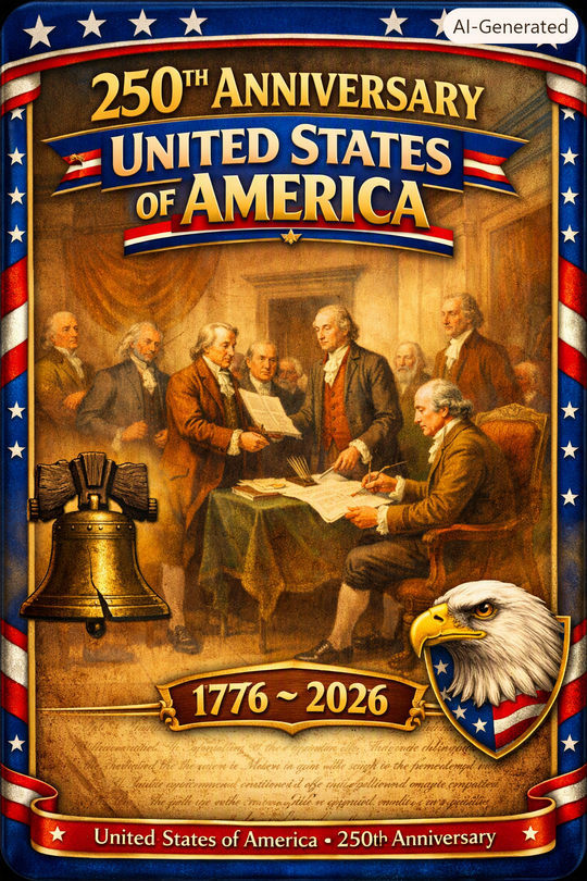 Declaration of independence trading card 250th Anniversary