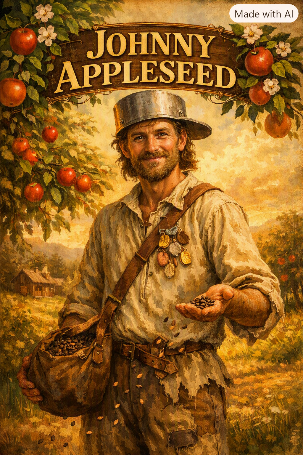 Johnny Appleseed -Lesson 1 D &amp;&amp; Myths And Legends --Frontier