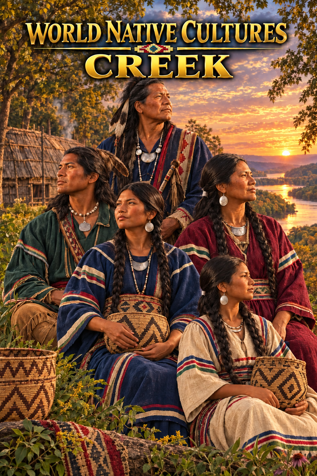 Creek World Native Cultures poster